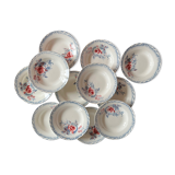 12 plates Digoin Sarreguemines Olga