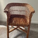 Vintage wicker children's armchair