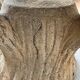 Garden furniture in concrete imitation faux wood