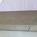 Buffet en rotin gris et brun Robertti