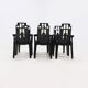 Set of 6 Boston Chairs by Pierre Paulin for Henry Massonnet France 1980s