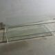 Acrylic and glass coffee table