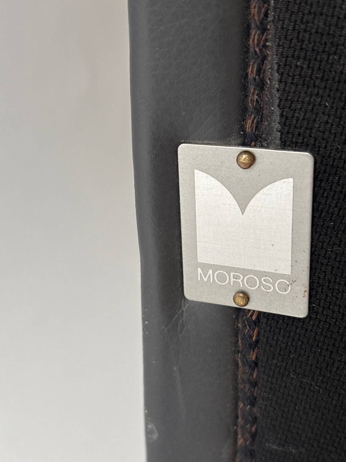 Steel armchair by Enrico Franzolini for Moroso, Italy.