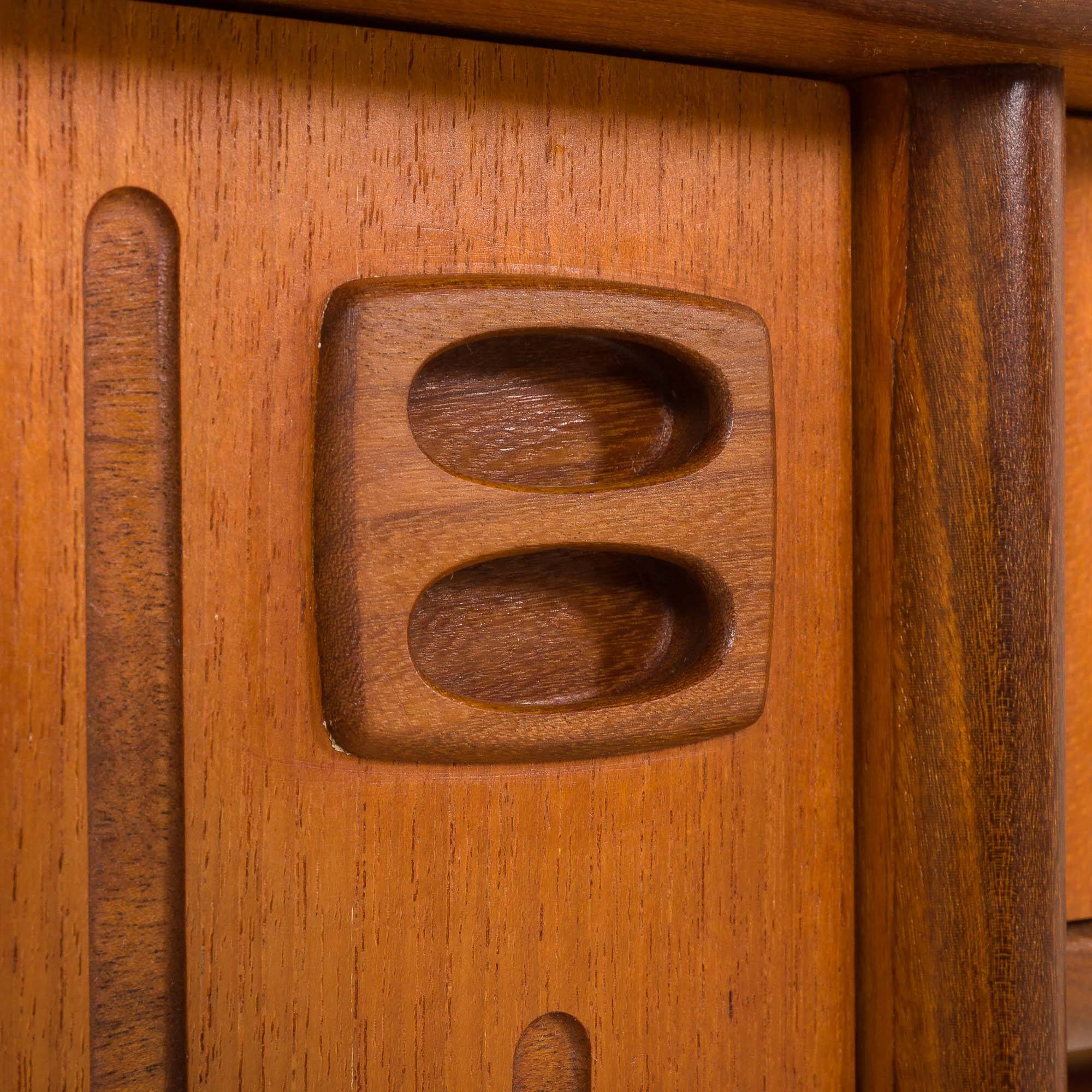 Scandinavian mid-century teak dressing table in teak, Norway, 1970s