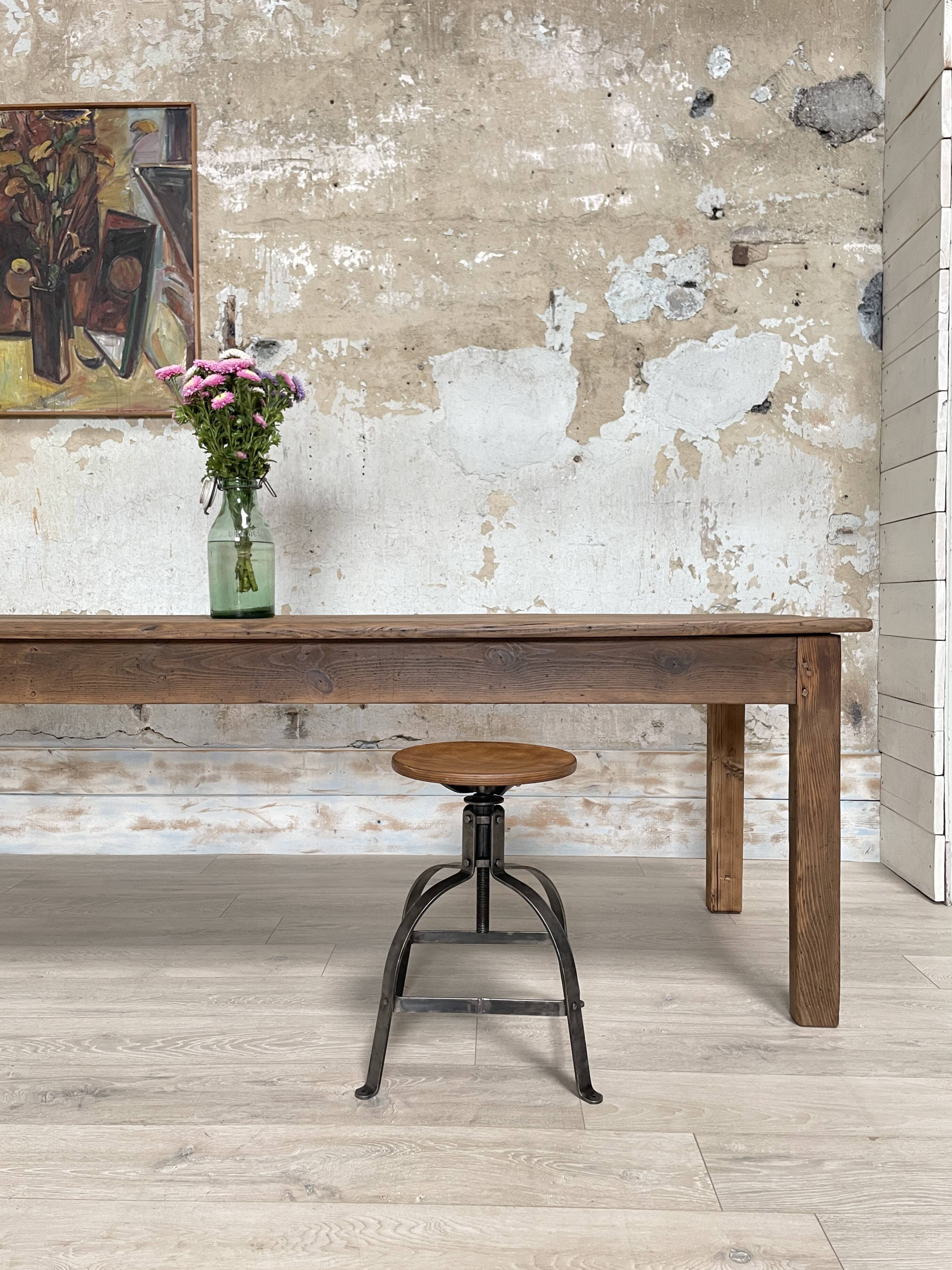 Vintage solid fir farm table.