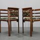 1930s pair of restored Thonet armchairs, Czechoslovakia
