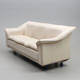 Vintage 2-Piece Leather Sofa Set — 2-Seater + 3-Seater — Second Half of the