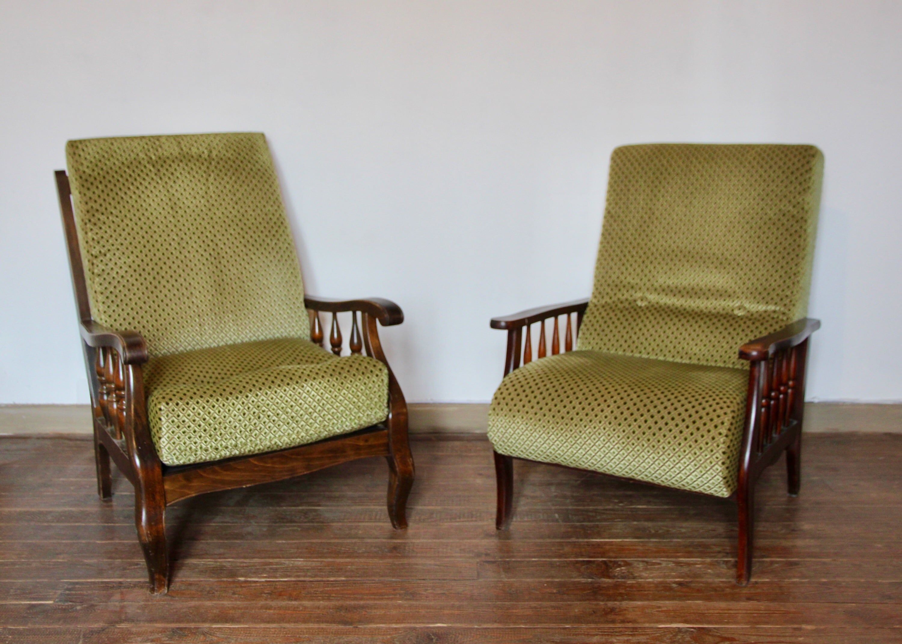 Pair of vintage armchairs