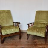Pair of vintage armchairs