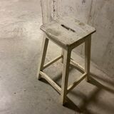 Wooden workshop stool