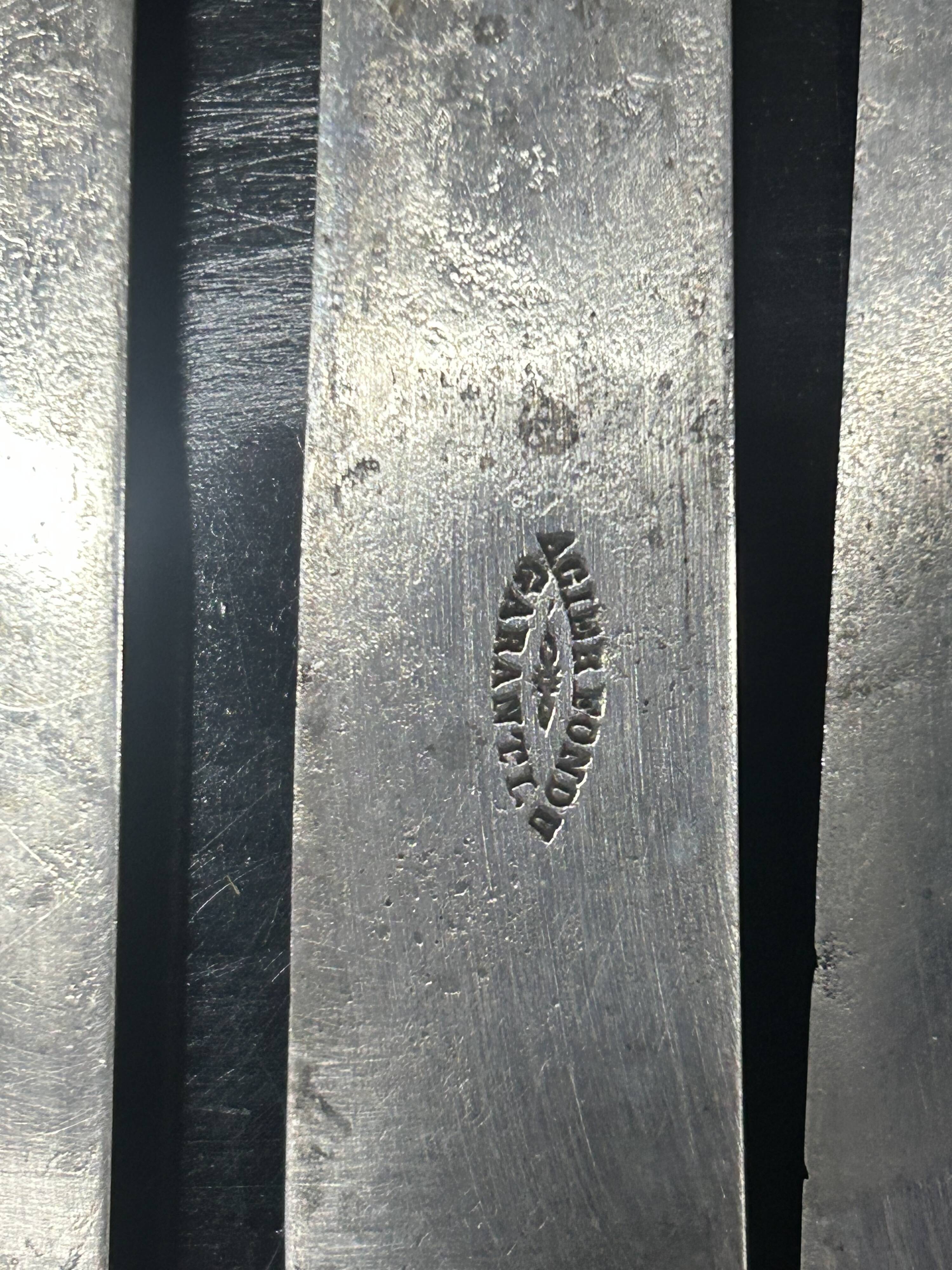 10 carved bone knife and steel blade