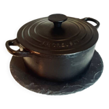 Le Creuset casserole nº18 in black cast iron