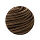 Baladeuse opaline plissée, câble tissu 2 M