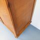 Vintage oak wardrobe from the 1960s.