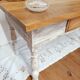 Renovated limed oak coffee table