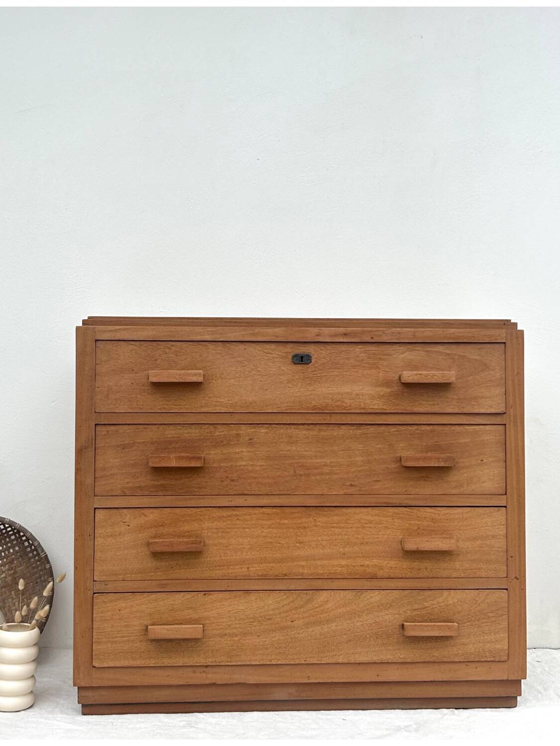 Large Art Deco chest of drawers