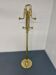 Vintage brass coat rack Italian design Hollywood Regency 1970s