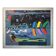 Richard Frank 'Wise Bird Strategy' Painting, Oil On Canvas 1980 Exotic Postmodern Miami