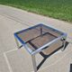 Chrome and smoked glass coffee table from the 70s.