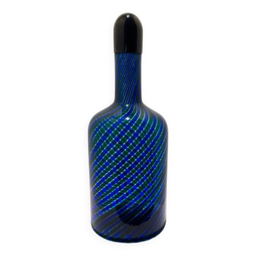 Carafe "à canne" en verre de Murano Salviati
