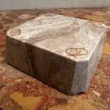 Ashtray, beige marble catch-all.