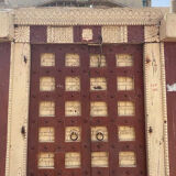 Indian door in teak, piece and patina of origin