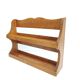 Wooden wall shelf for spices