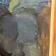 Large Original Swedish Oil on Canvas – “Storm Clouds Bohuslän” by Stig Delang – Signed – Vintage & Framed