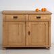 Antique pine buffet – European rustic furniture with drawers – circa 1900