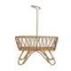 Berceau bébé en rotin vintage