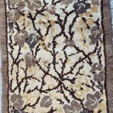 Old European art deco rug 84x184 cm