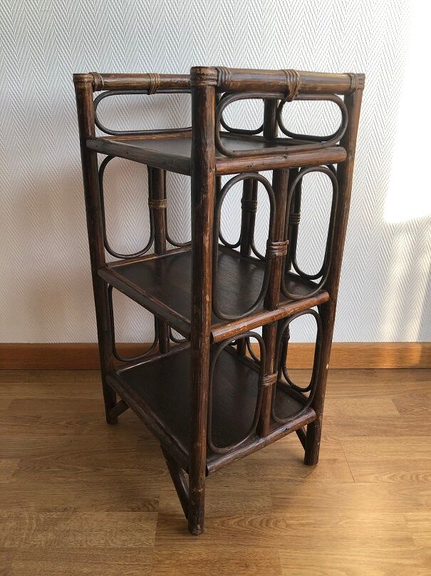 Vintage rattan and bamboo extra furniture