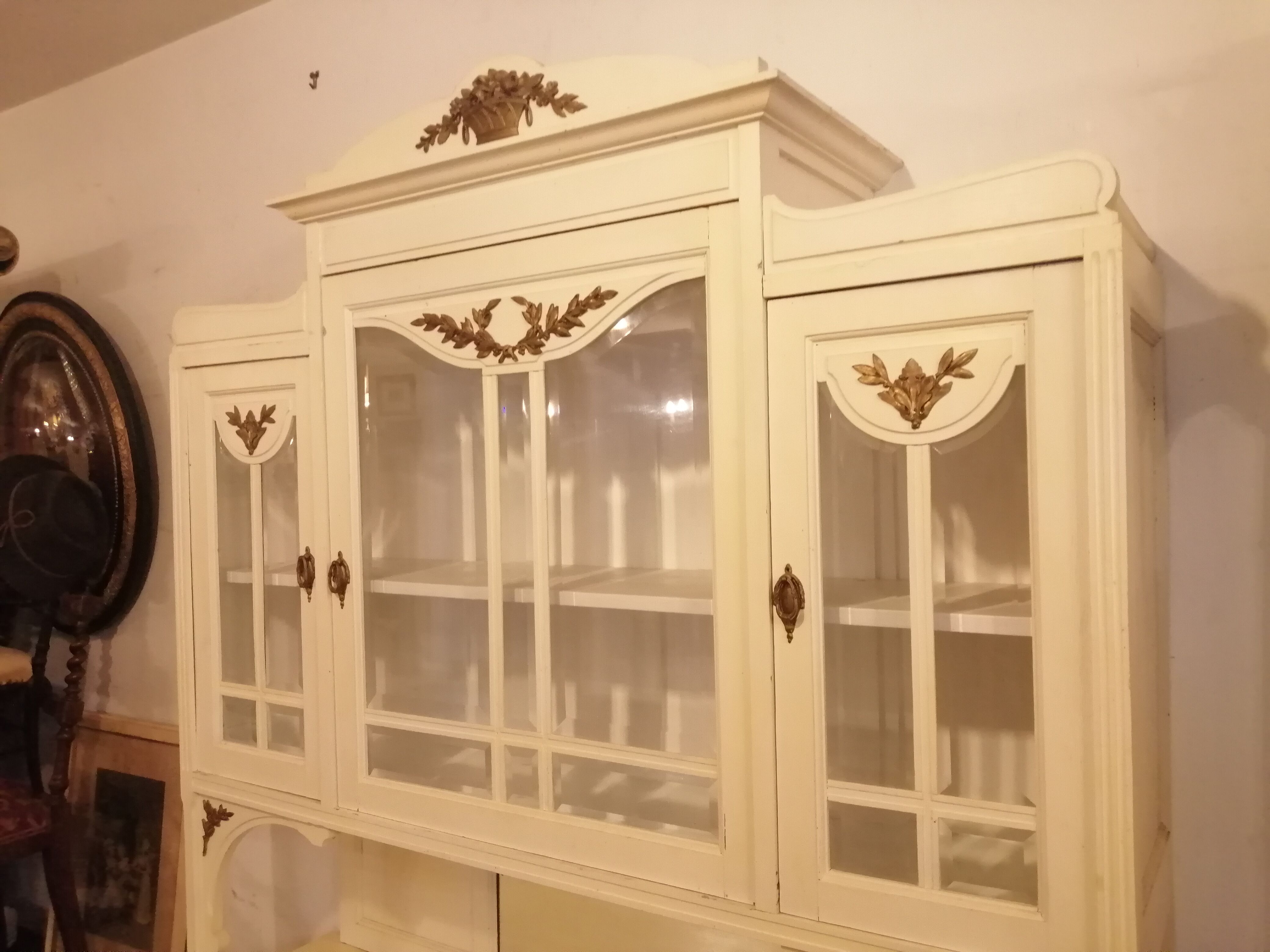 Two-body glass-body art nouveau style