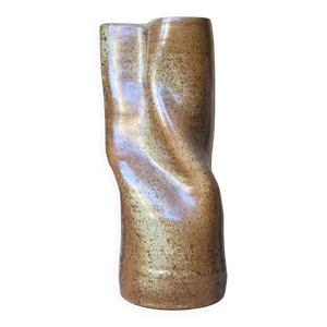 vase rouleau en grès