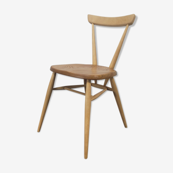 Ercol single back stacking dining chair, 1960s - no.3