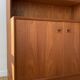 Meuble vitrine scandinave années 60 en teck par Erik Brouer