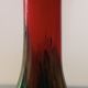 Multicolored glass paste vase signed Gabriel Milesi master glassmaker