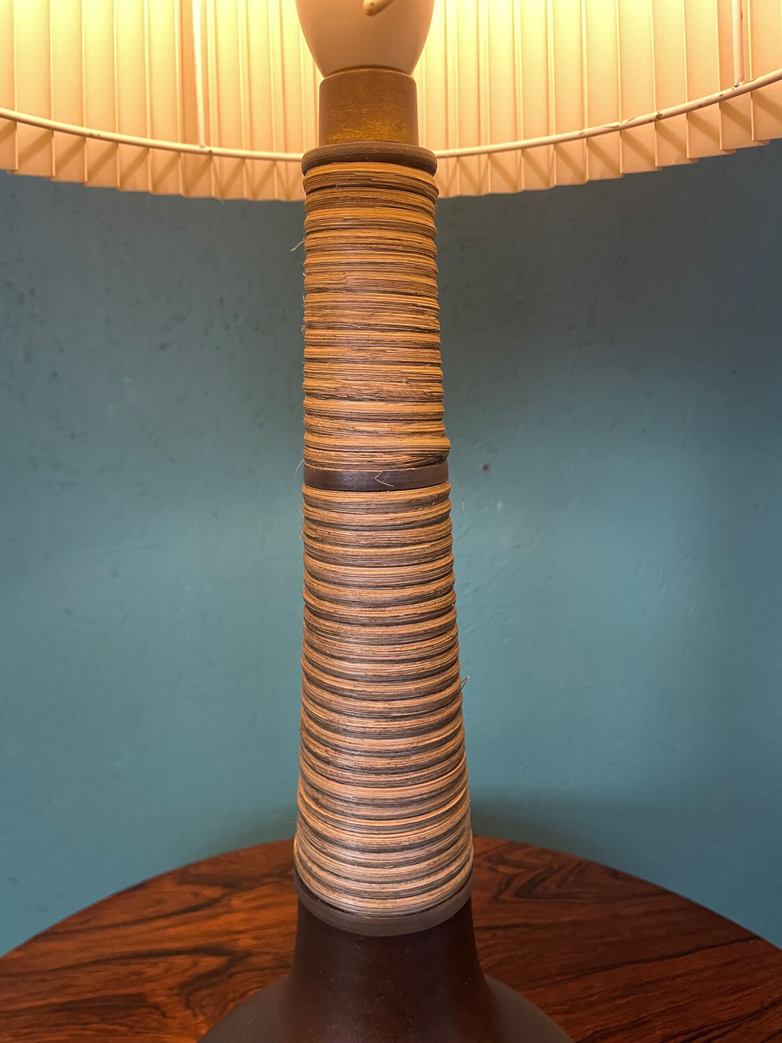 Herman A. Kähler for Le Klint Pottery Table Lamp
