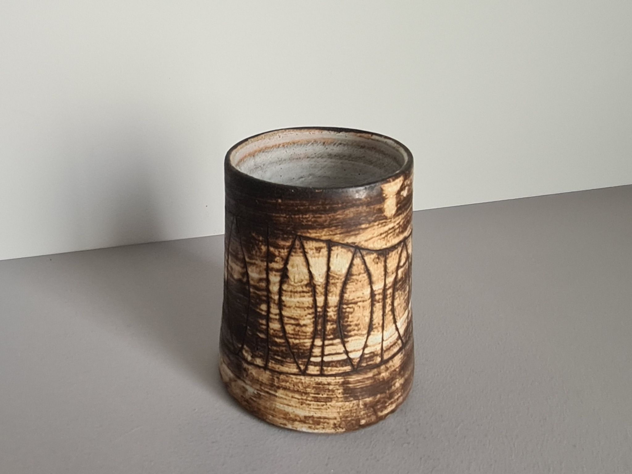 Ceramic Vase by Jacques Pouchain for Atelier Dieulefit, 1960s / Mid-Century / collection/ French ceramics