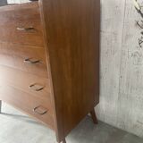 Vintage chest of drawers with tapered legs
