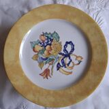 8 plates 21 cm Borghese porcelain Bernardaud Limoges