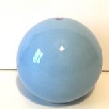 Blue ceramic ball lamp base
