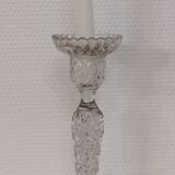 Portieux candle holder in molded glass