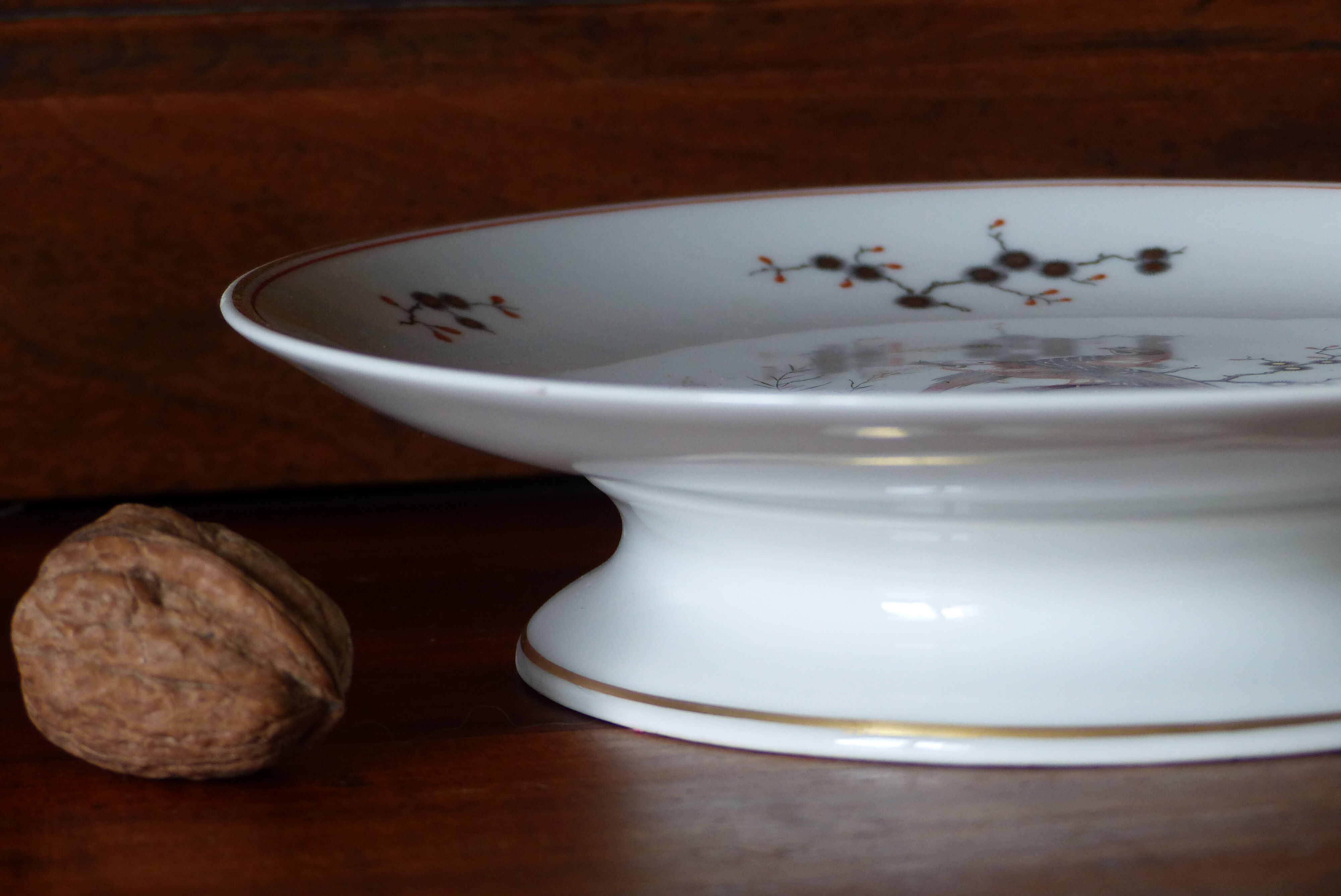 Royal Limoges porcelain compotier dish