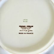Assiette vintage en porcelaine de jean cocteau 1970