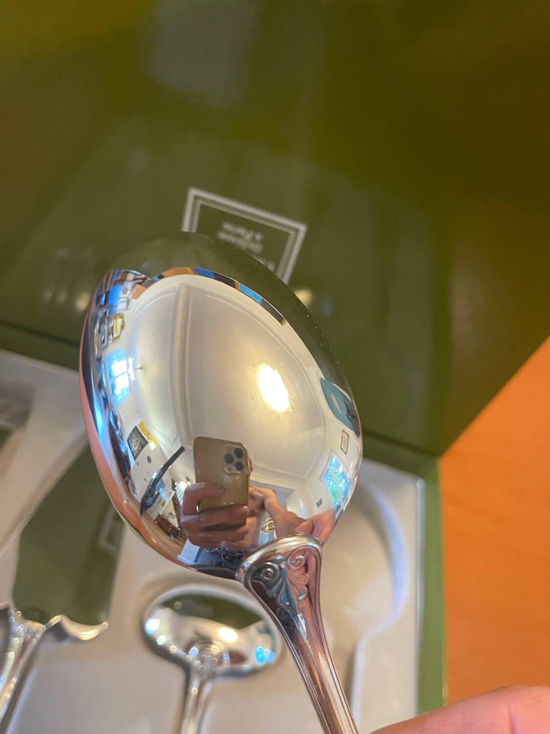 Christofle Malmaison serving cutlery, pie server, sauce