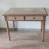 Louis Philippe style solid oak desk