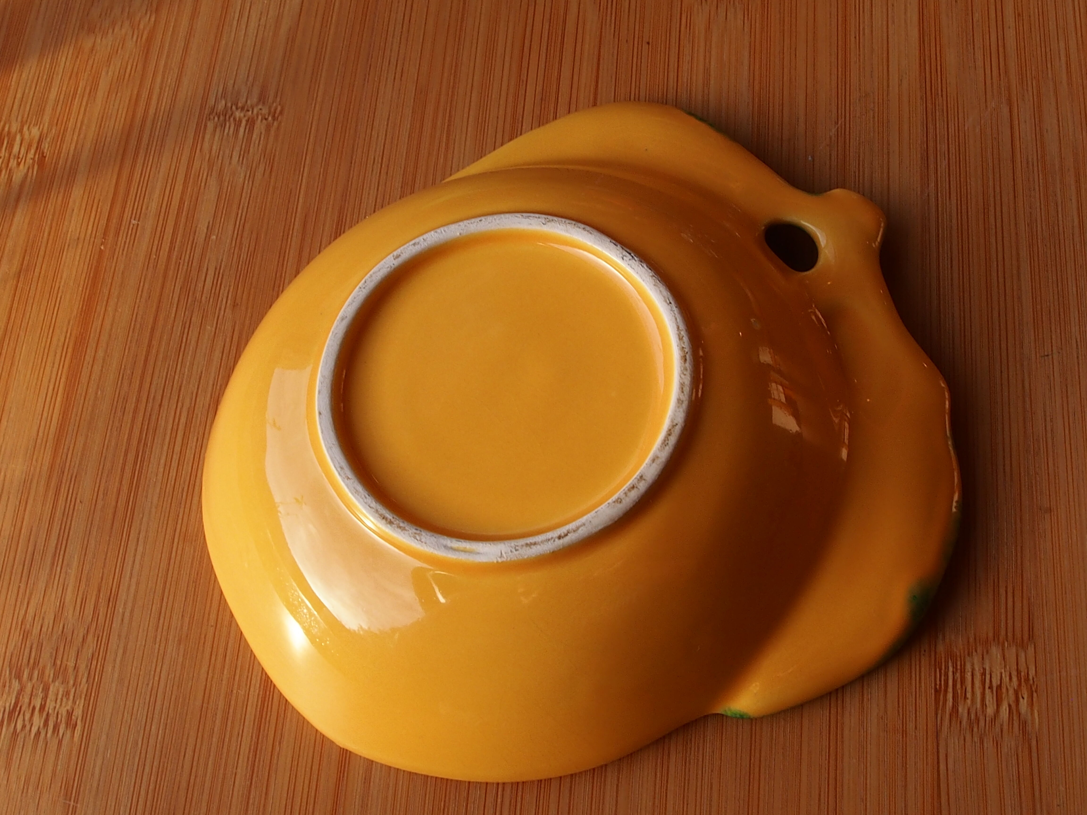 Vintage ceramic cup in fruit shape "orange"