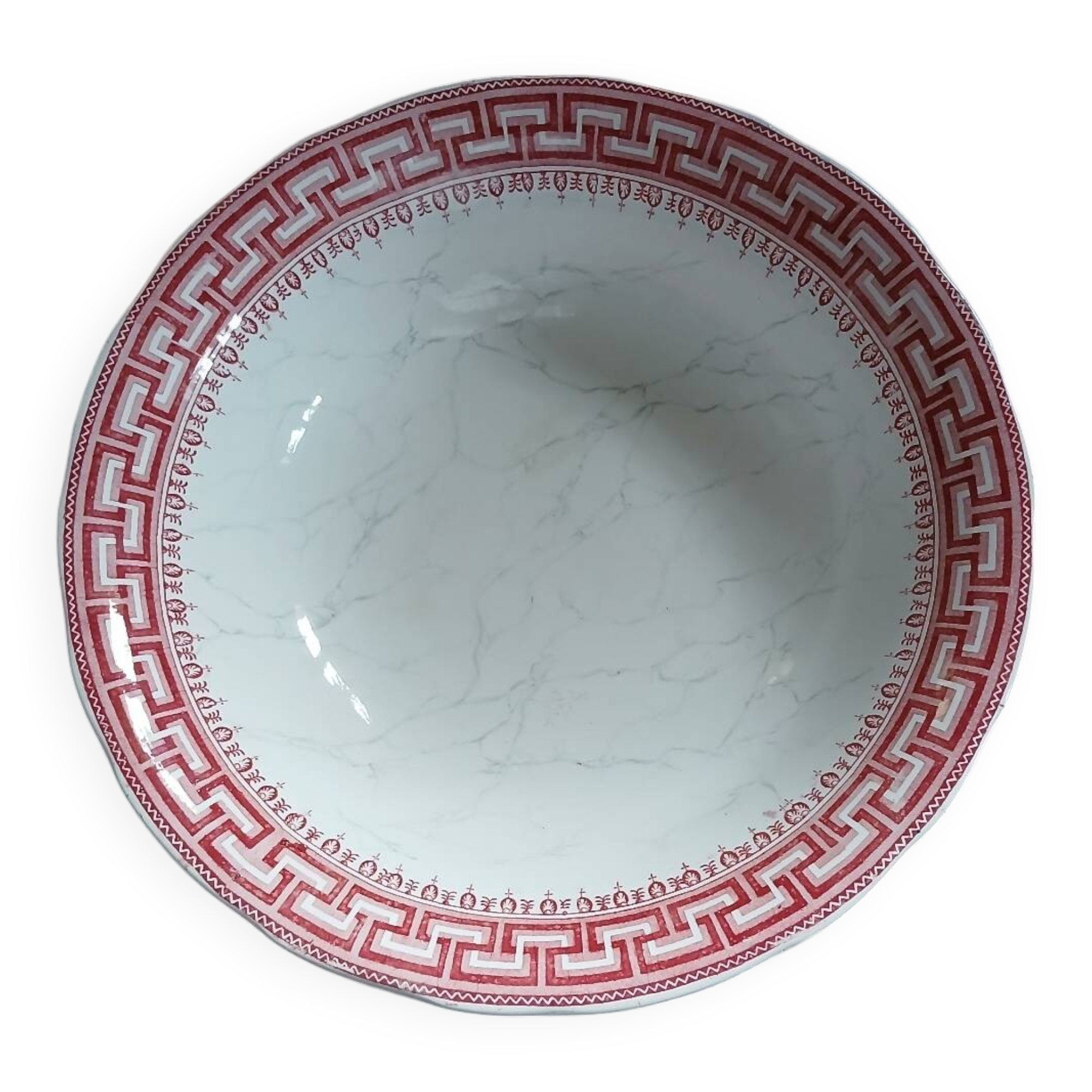 Large dish/old salad bowl Creil and Montereau