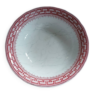 Large dish/old salad bowl Creil and Montereau